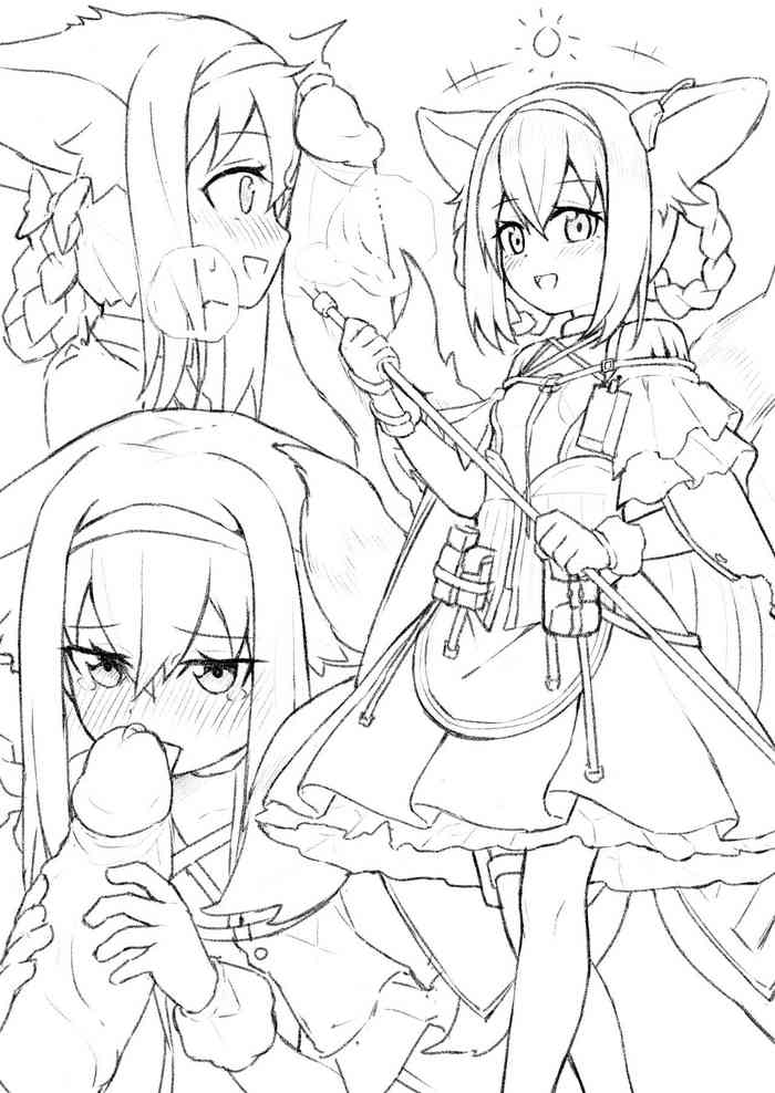[cat-quest-sun] Fishing with Suzuran (Arknights)