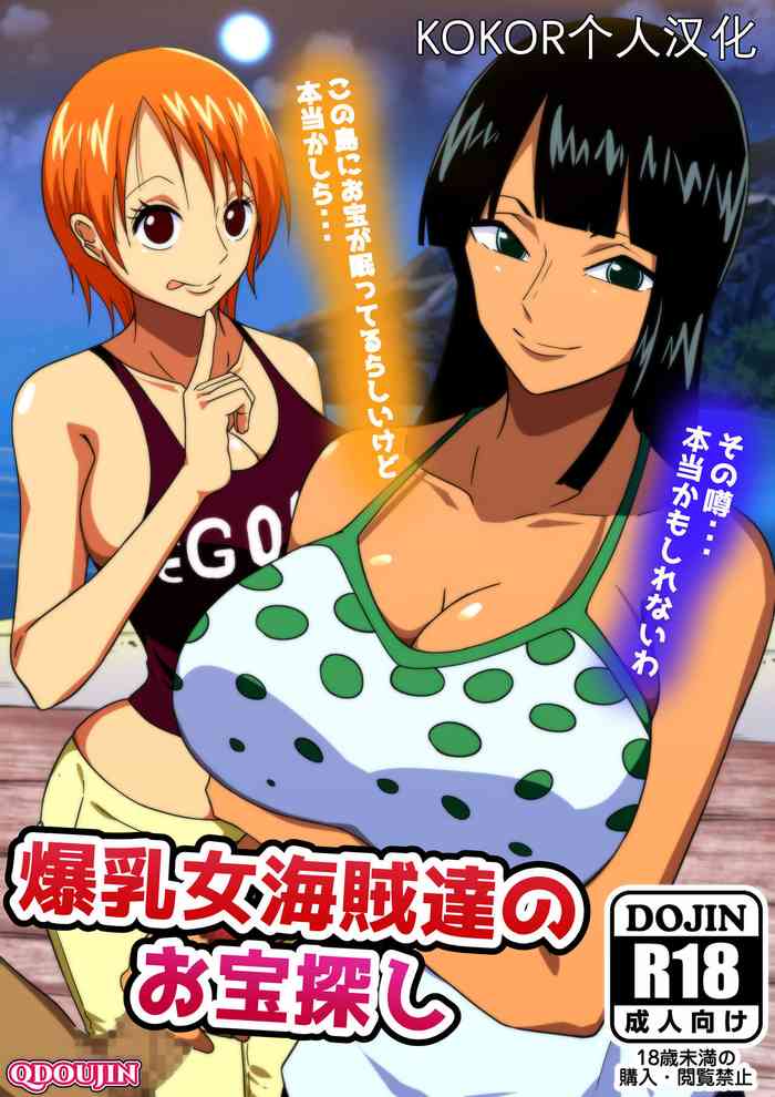 [Q Doujin] Bakunyuu Onna Kaizoku-tachi no Otakara Sagashi (One Piece) [Chinese] [KOKORO个人汉化]