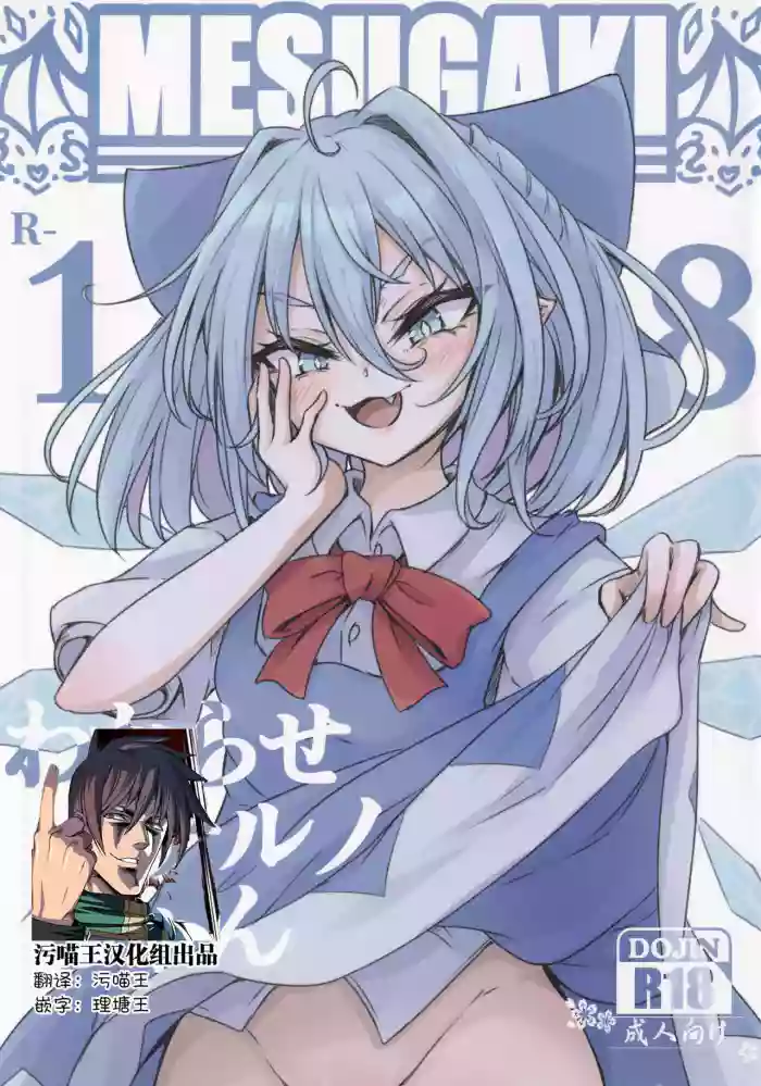 (C102) [Sinkirou (Dyon)] Wakarase Cirno-chan (Touhou Project) [Chinese] [污喵王汉化组]