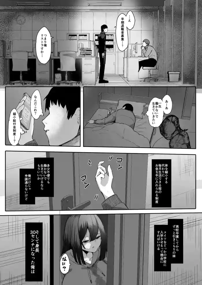 [Marushamo] A brother who is made small and used as a toy
