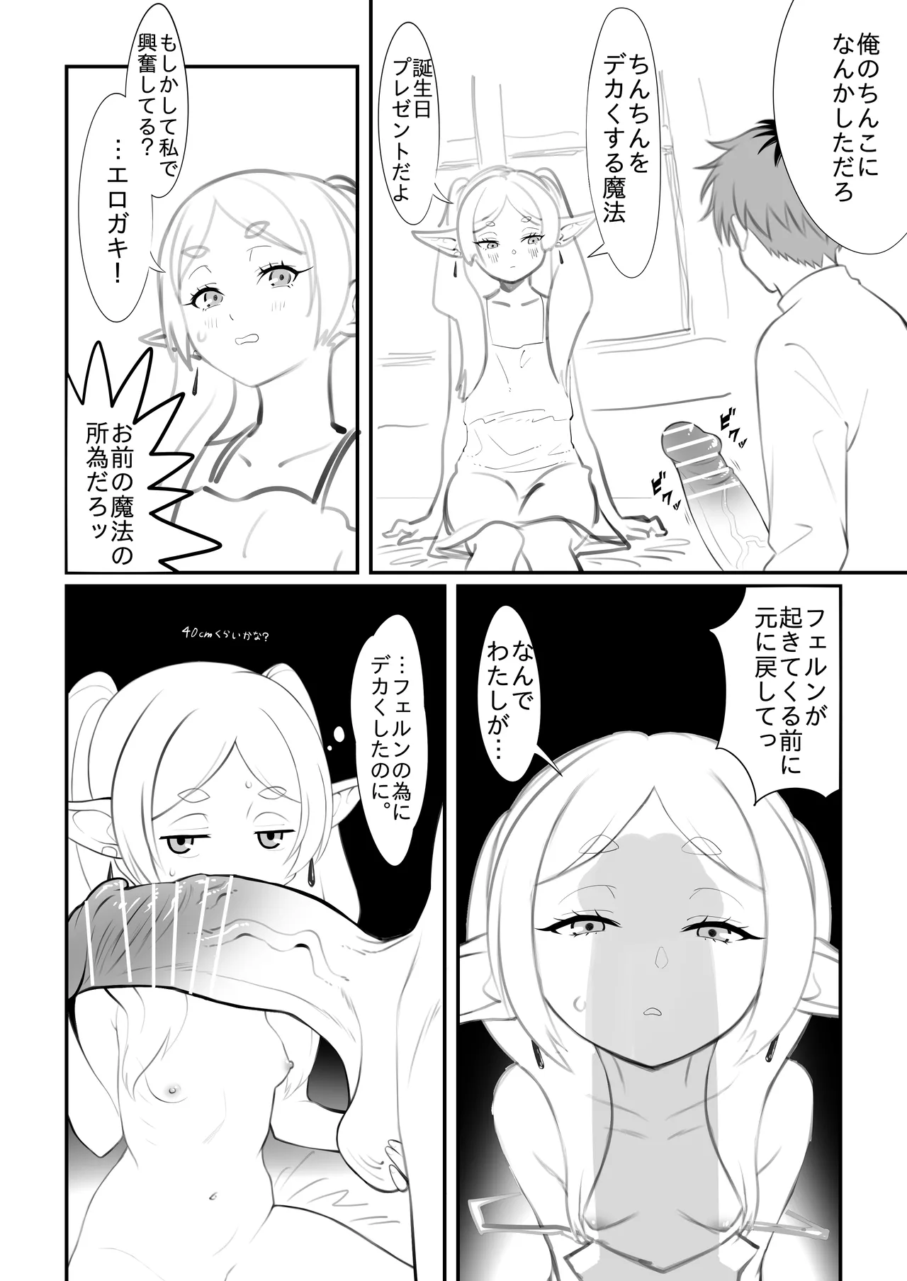 [PES] Frieren to Chinchin o Ookiku suru Mahou (Sousou no Frieren)