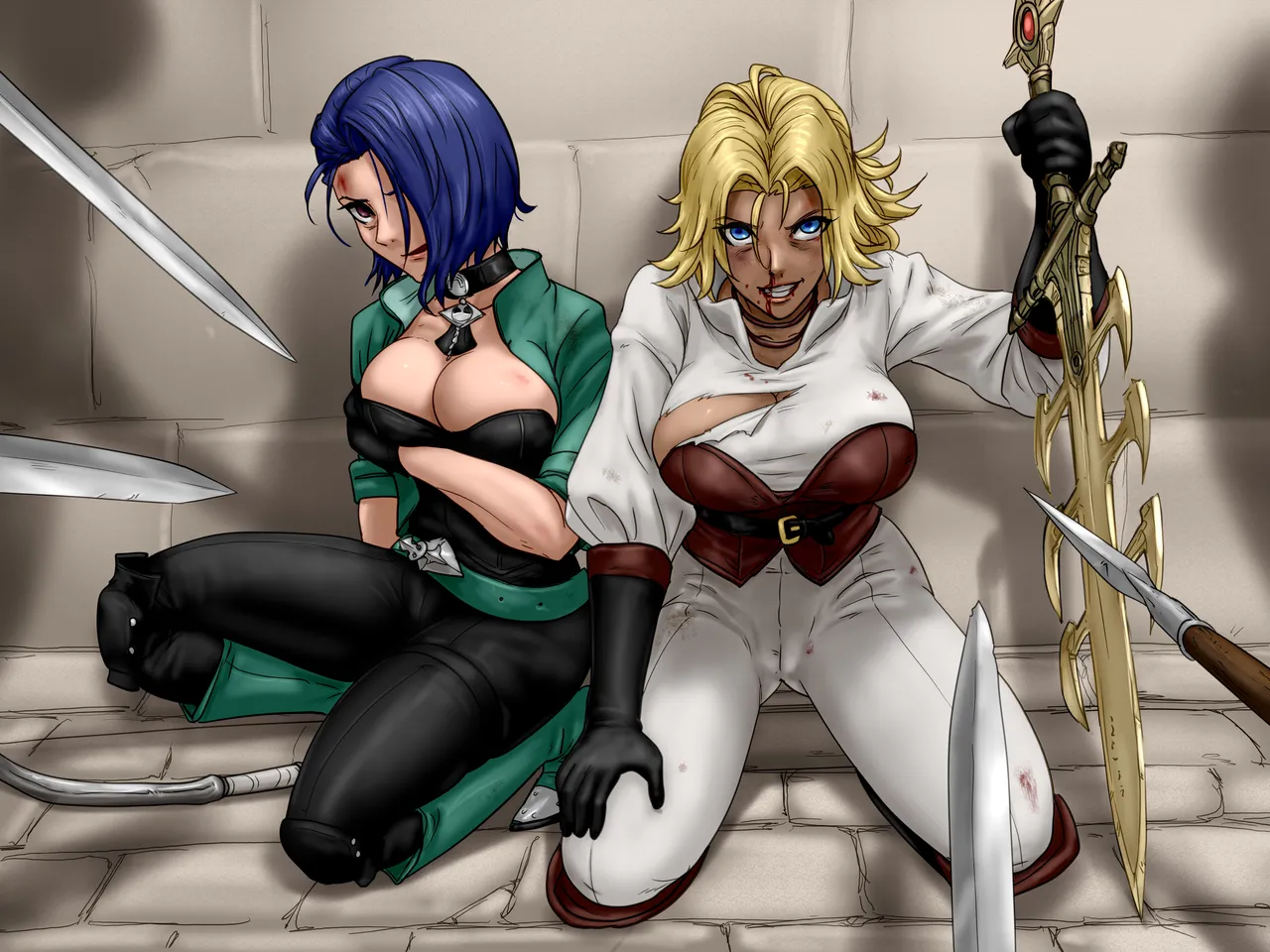[ayaswan] Feast Among Beasts _ Shamir, Catherine and Petra (R18G - WARNING)