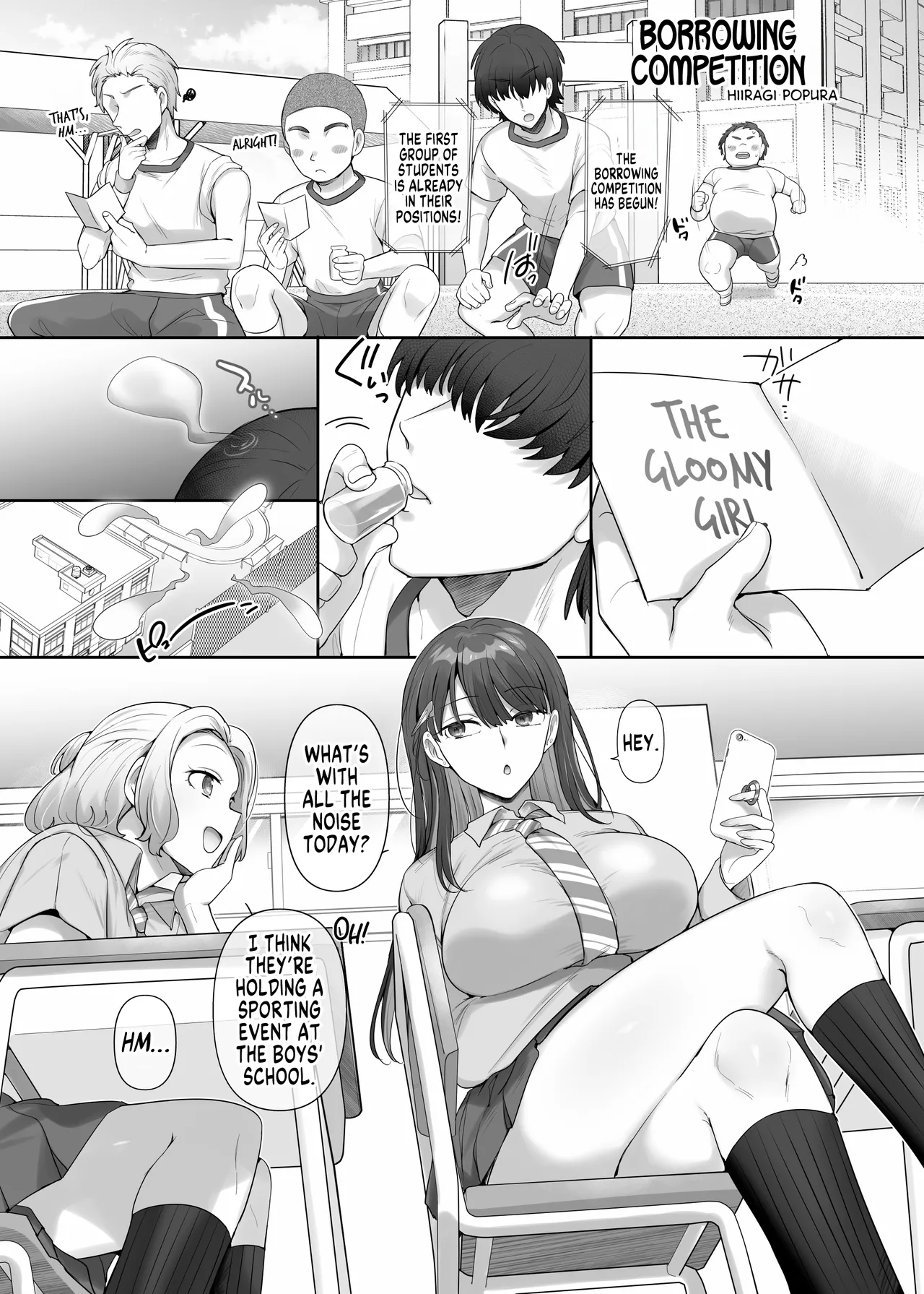 [Hyoui Lover (Hiiragi Popura)] Karimono Kyousou | Borrowing Competition (Hyoui Catalog ~Onna no Karada ga Nottorare Makuru Godou Hon~) [English] [GTF]