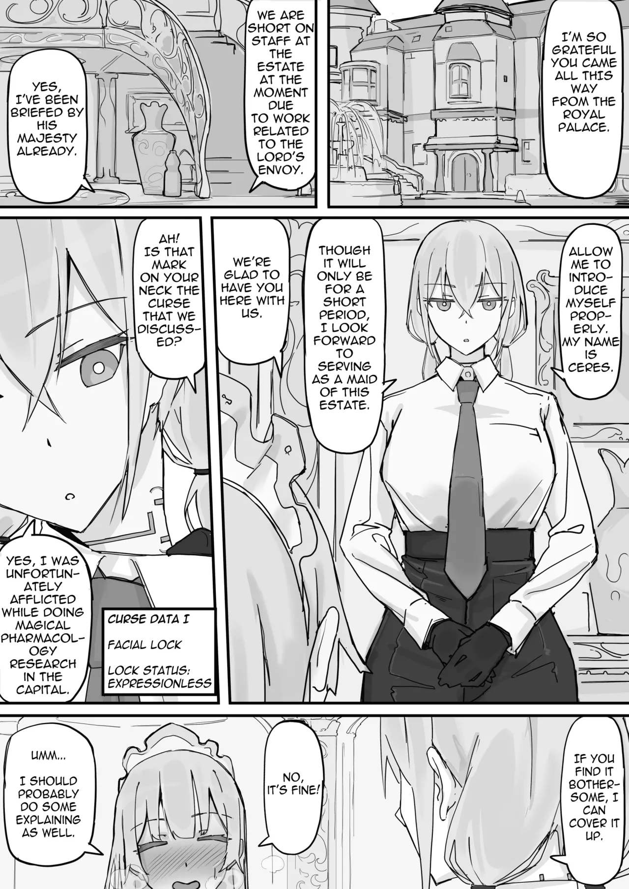 [Shirabe Shiki] Kanjou Seigen Maid (Kari) 1 [English] [Decensored]