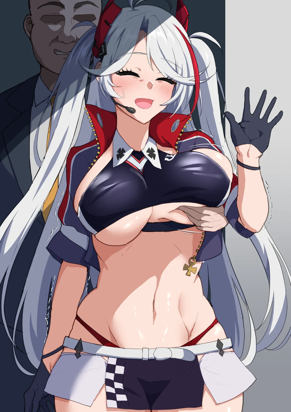 [4terabyte] レースの悪徳スポンサーにセクハラされるプリンツ・オイゲン (アズールレーン)