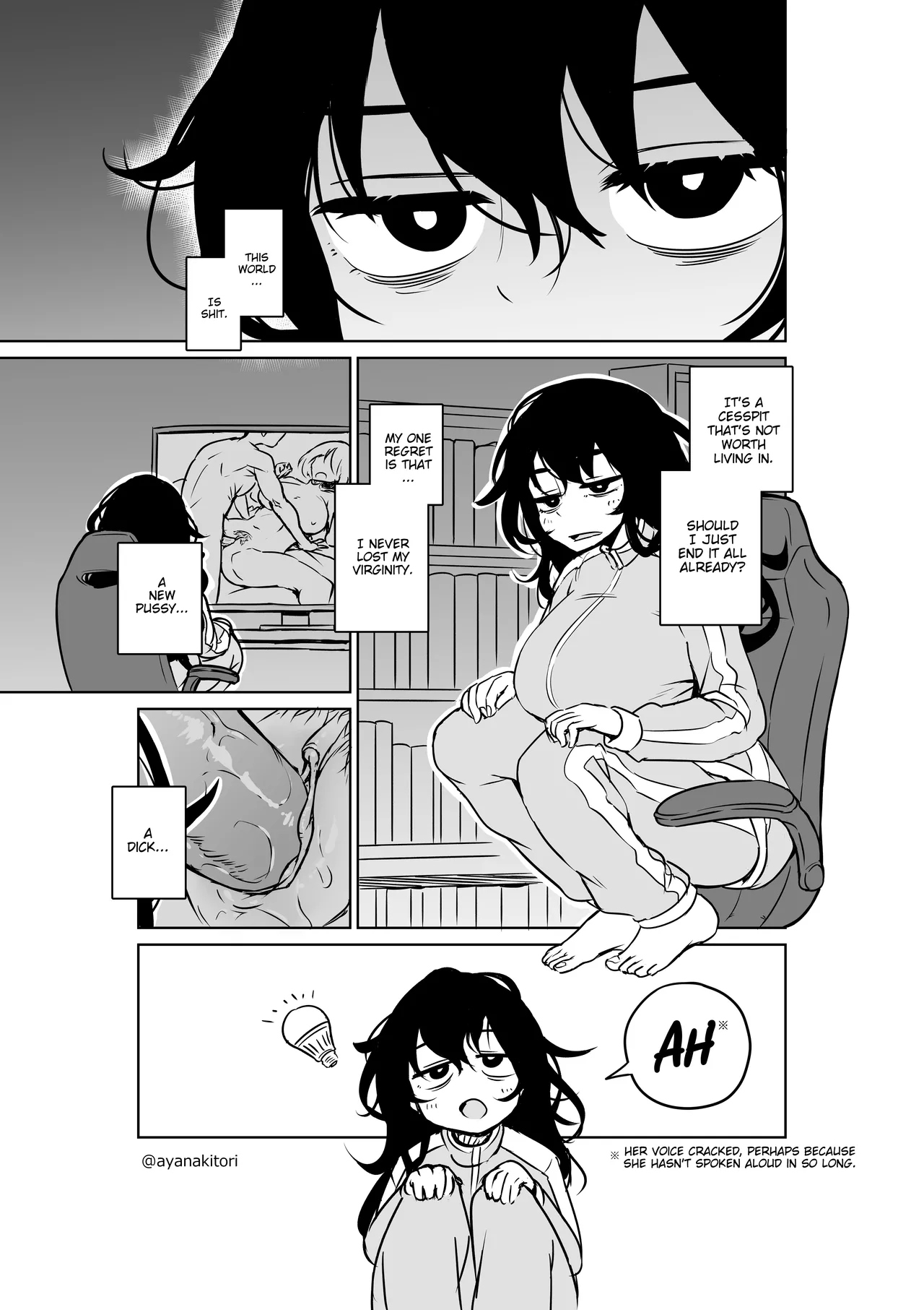 [Ayanakitori] Hikikomori and Her Futanari Sister