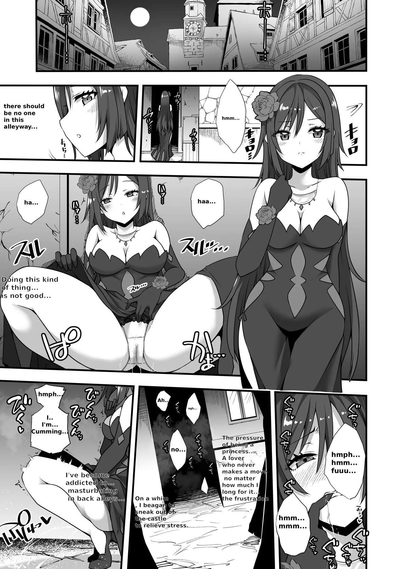 [devilfish] A manga about the moon shrine maiden escaping from the castle in the middle of the night and causing chaos