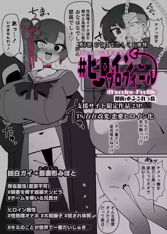 [Alfre-Tori] Heroine Profile⑤[Chinese]