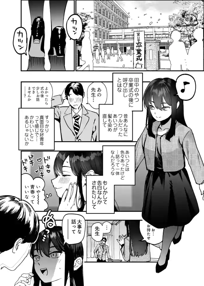 [ababari]【skeb】A Female Teacher Attacked by a Delinquent Student on Graduation Day