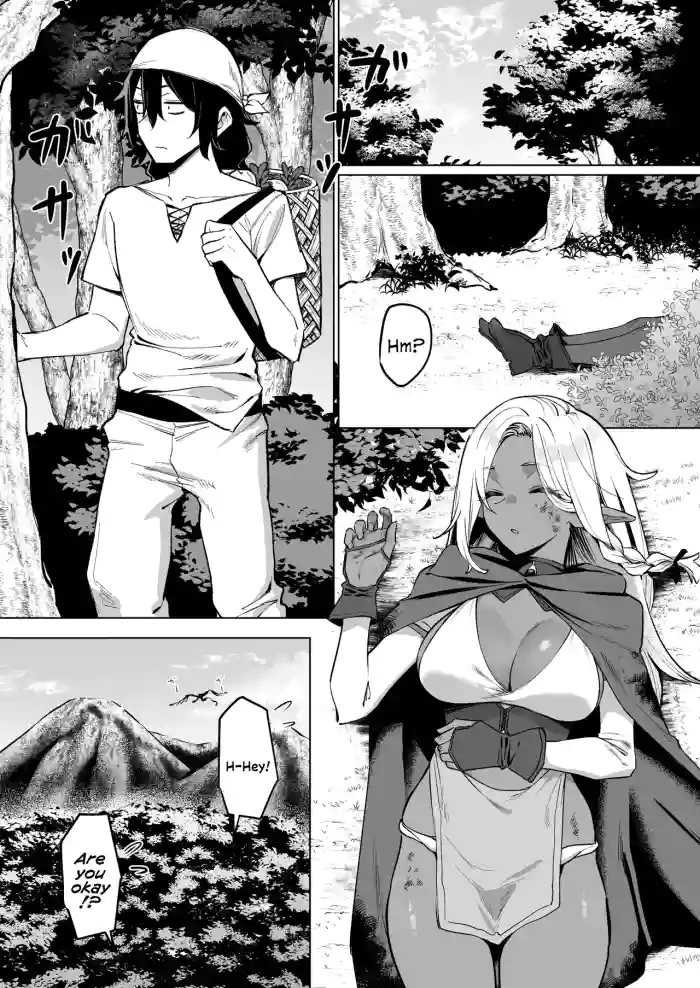 [MM] A Dark Elf Returned The Favour After I Saved Her | Kasshoku Elf o Tasuketara Ongaeshi Sareta Hanashi [English] [Cookie Cruncher]