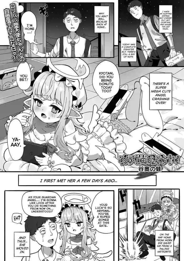 [Tanioku no Kaeru] Datenshi Isourouchuu! | A Slacker Angel Is Crashing With Me! (Loli Babaa Senmon Anthology Chiyoko Maki no Juu Ni) [English] {Mistvern}