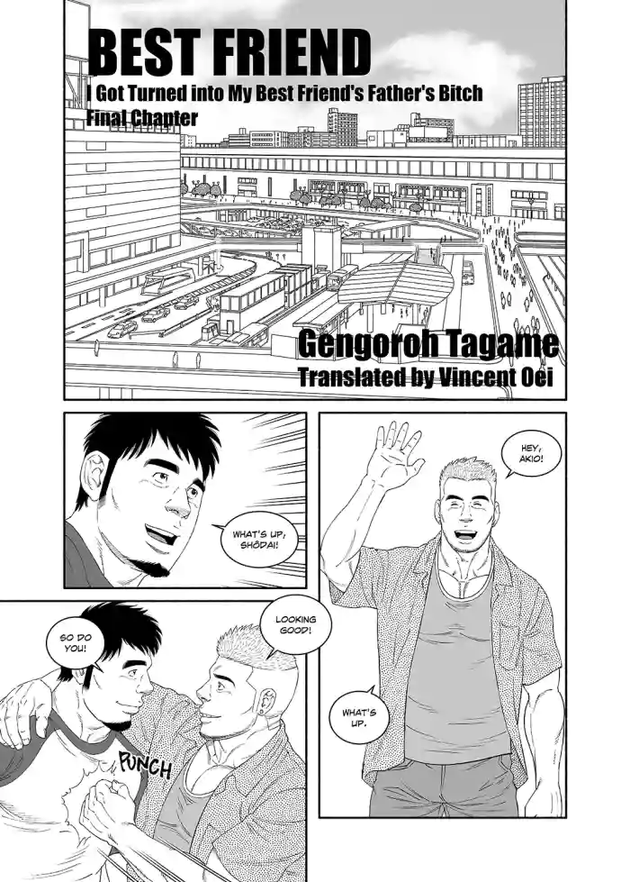 [Tagame Gengoroh] COCKSUCKER I Got Turned into My Best Friend’s Father’s Bitch (Part 1-3) [Eng]