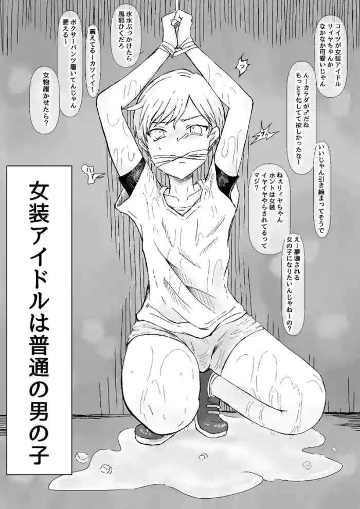 [hitomi.kirakira] 女装アイドルは普通の男の子