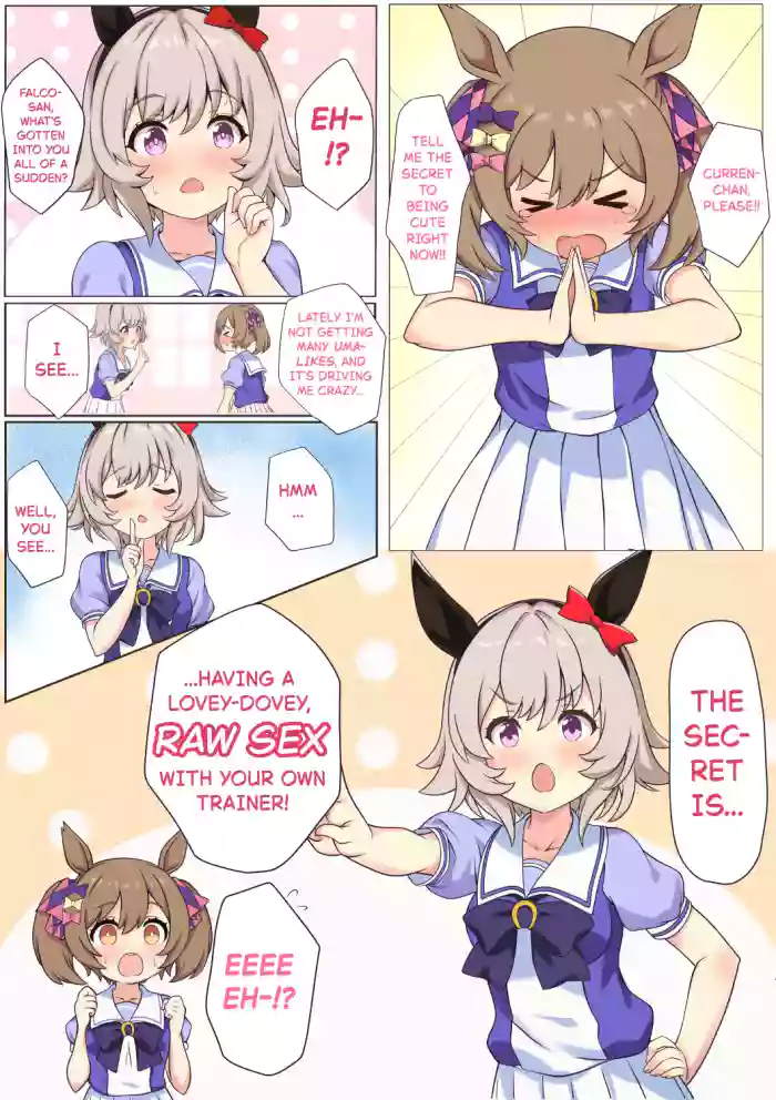 [feeri] KareFaru Echarabu Ecchi | Lovey-Dovey Sex with Curren Chan and Smart Falcon (Umamusume Pretty Derby) [English] [FueledByMBG] [Uncensored] [Digital]