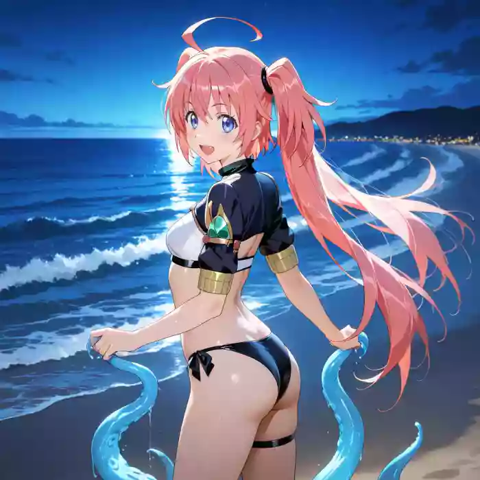 (Patreon - WaifuRain) Milim Nava Tentacles - That Time I Got Reincarnated as a Slime - AI Generated
