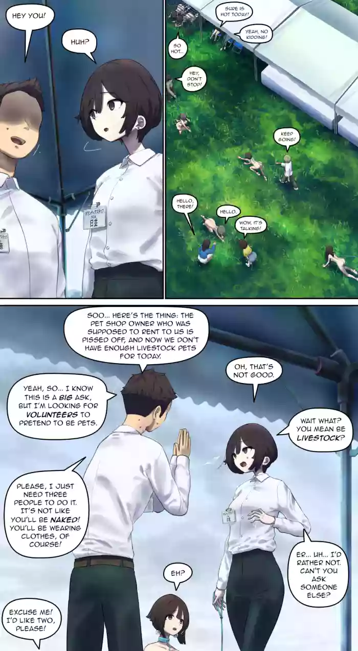 Volunteer for pet human livestock sales promotion event 【Translated by kochakaden】