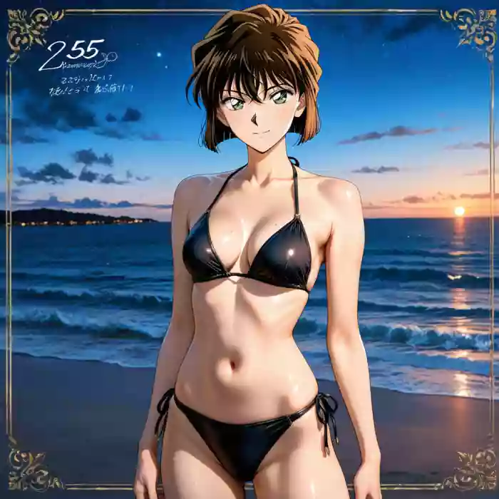 (Patreon - WaifuRain) Ai Haibara Tentacles Opening - Detective Conan (AI Generated)