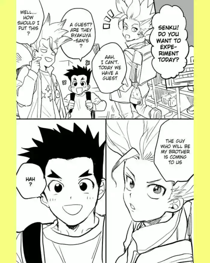 [Musekinin (Saruo)] Tsukasa and Senku Become Unrelated Brothers in a Modern AU (Dr.STONE)