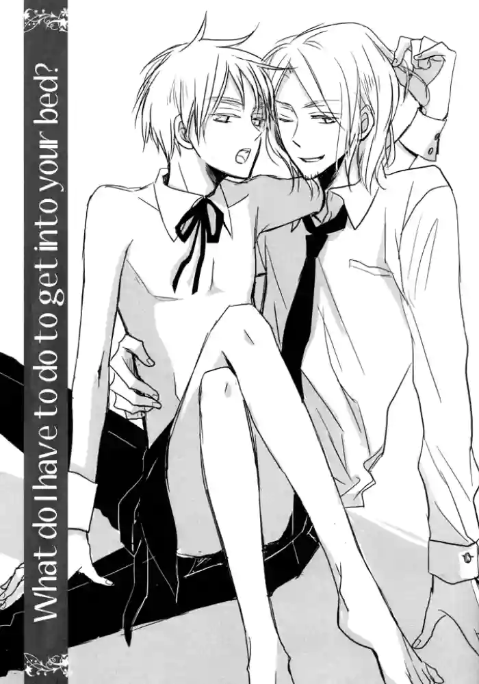 [LOVEPOTIONNO.9 (Ichinomiya Shihan)] What do I have to do to get into your bed? (Hetalia Axis Powers) [English]