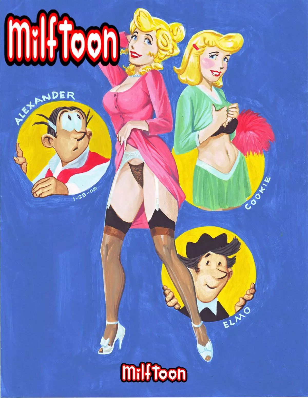 Blondie (The Blondie) [MILFToon] - 5 Blondie - Colored - Not Complete - Chapter 1