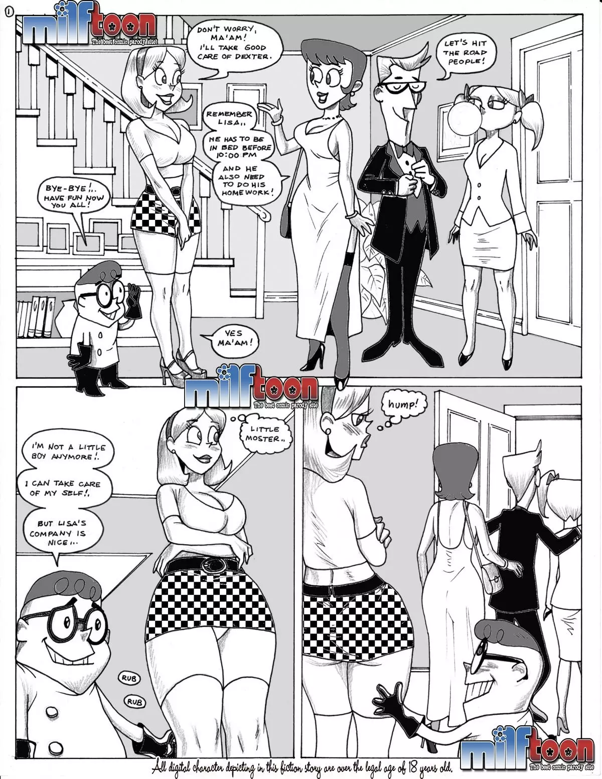 Dixter’s Fap (Dexter’s Laboratory) [MILFToon] - 5 Dixter's Fap - Chapter 4 - Colored