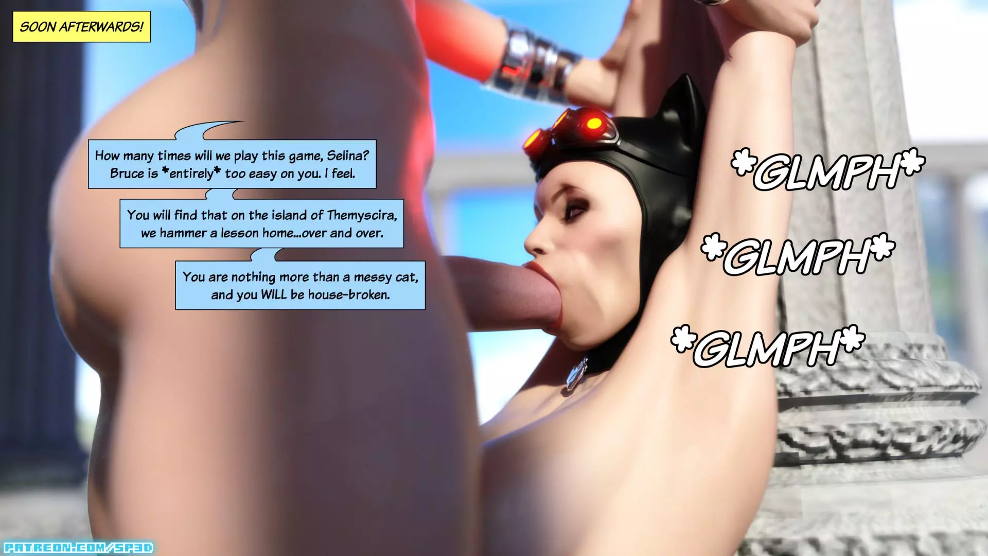 What Happens on Themyscira (Justice League) [SquarePeg3D] - Chapter 1 - Dialog