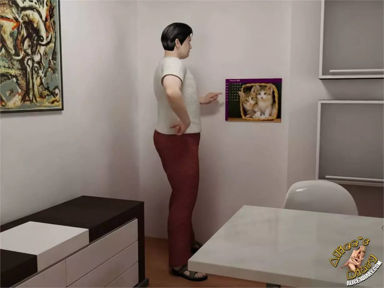 Alice’s Diary [Alice3Diary] - Chapter 06 Alice and her outofway action in the kitchen