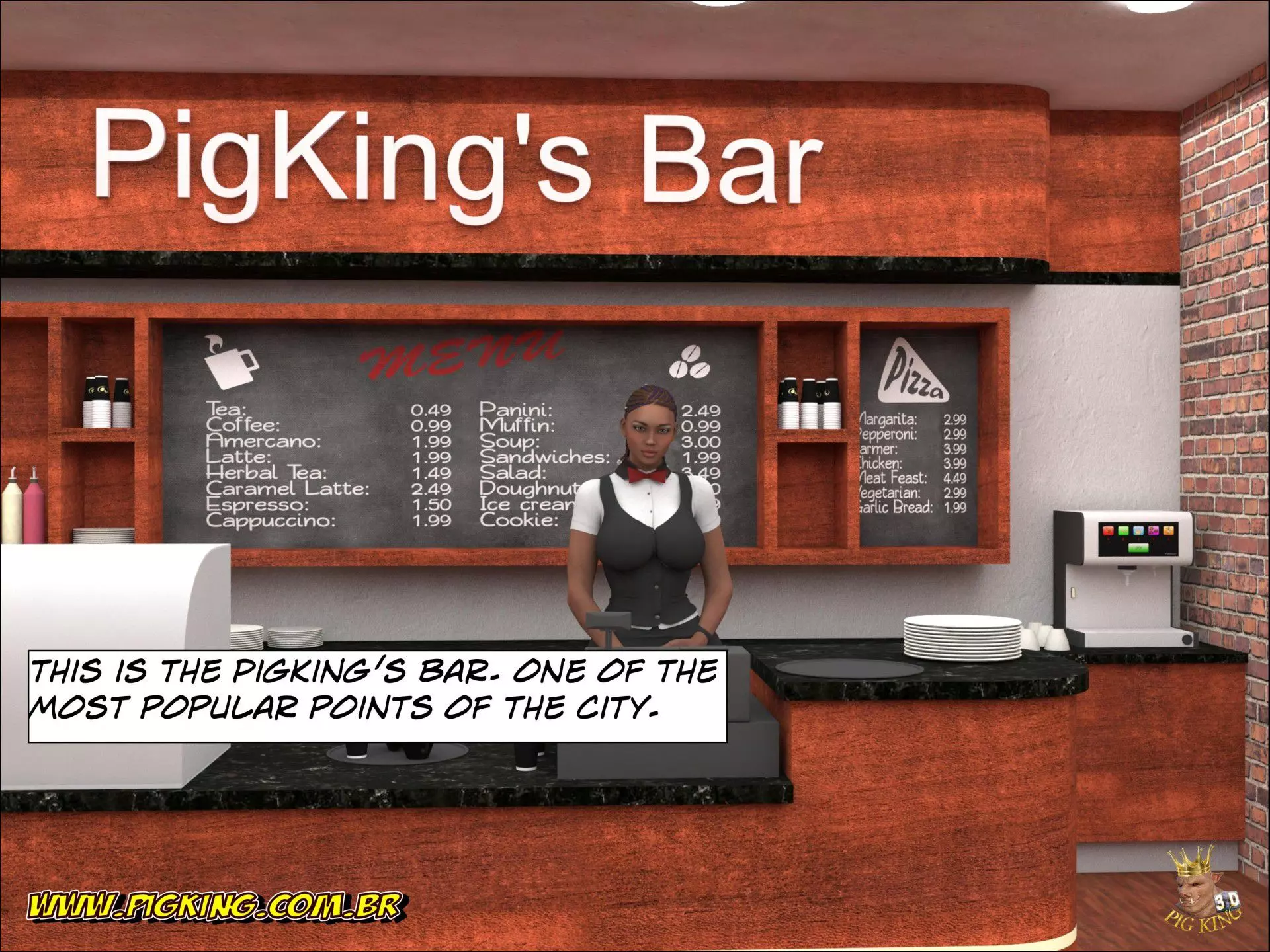 PigKing’s Bar – Helena, Julian, Leonard [PigKing] - PigKing's Bar - Helena - Chapter 1