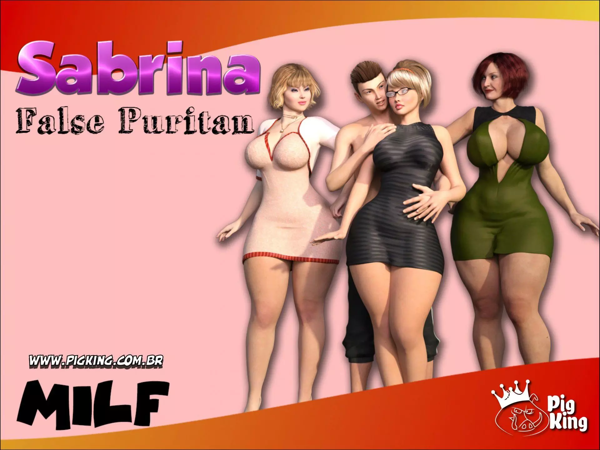 Update 2.0 – Helena, Katherine [PigKing] - False Puritan - Helena, Katherine, Brendon, Sabrina - Chapter 2 cover