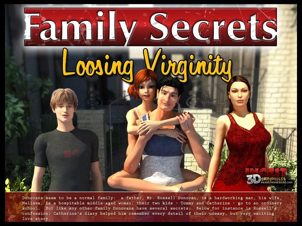 Family Secrets [IncestChronicles3D] - Loosing Virginity - Chapter 1 cover