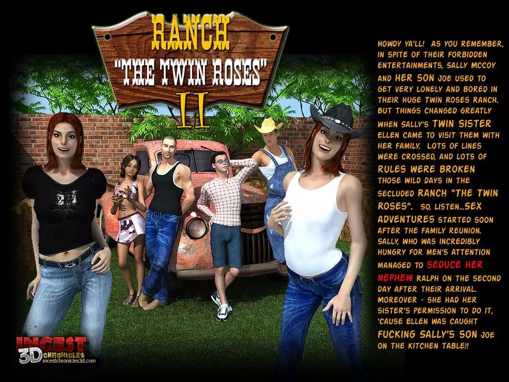 Ranch – The Twin Roses [IncestChronicles3D] - Chapter 2 cover