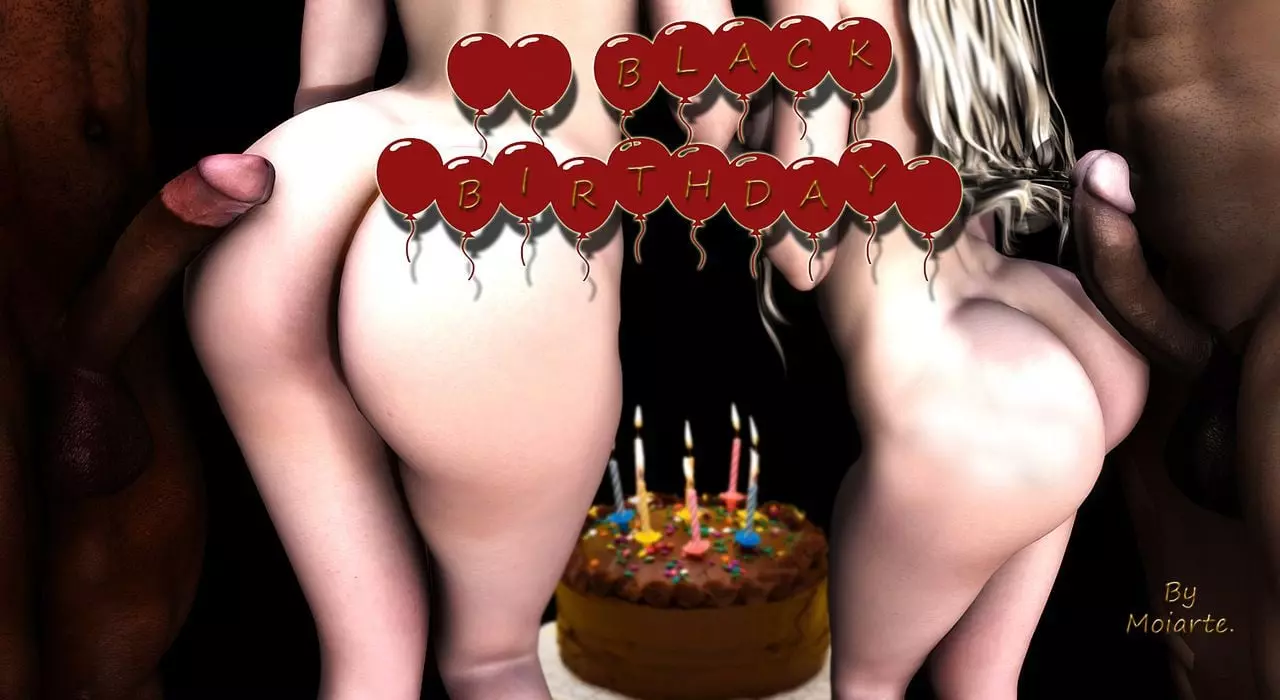 Extra Interracial Comics [Moiarte3D] - Black Birthday