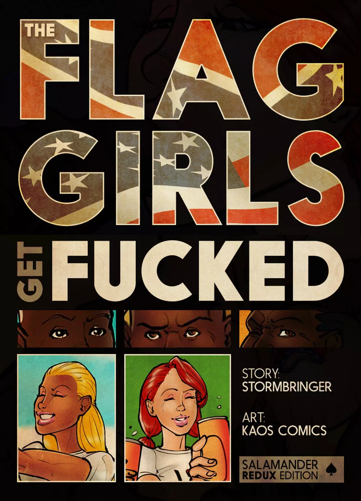 The Flag Girls Get Fucked [KAOS Comics] cover