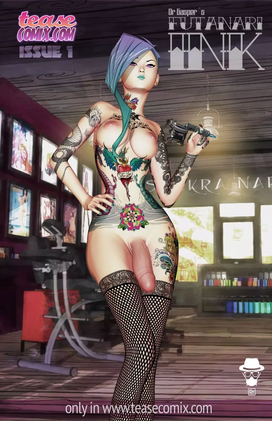Futanari Ink [Tease Comix] cover