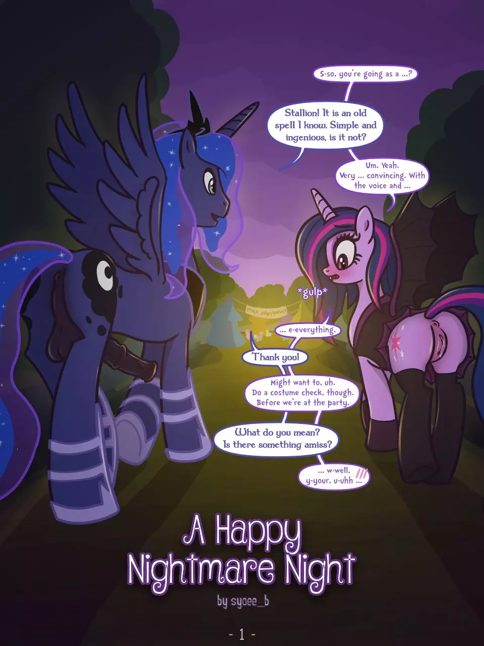 A Happy Nightmare Night (My Little Pony – Friendship Is Magic) [Syoee_B]