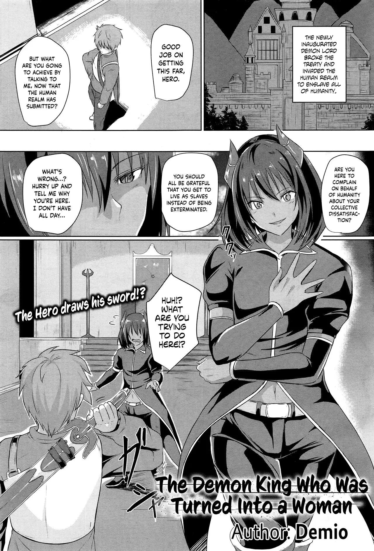 The Demon King Who Was Turned Into A Woman [Demio]