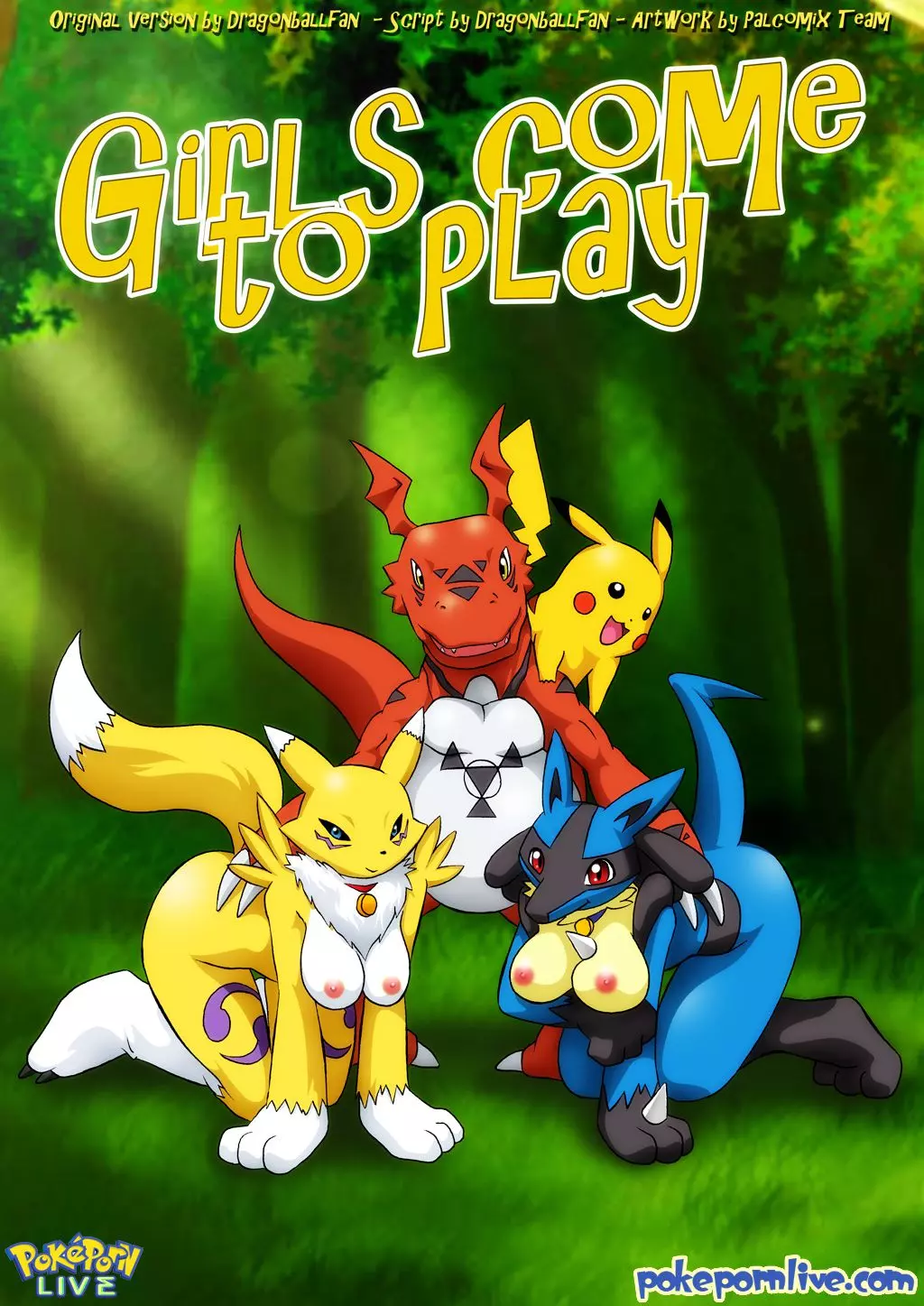 Girls Come To Play (Pokemon , Digimon) [Palcomix]
