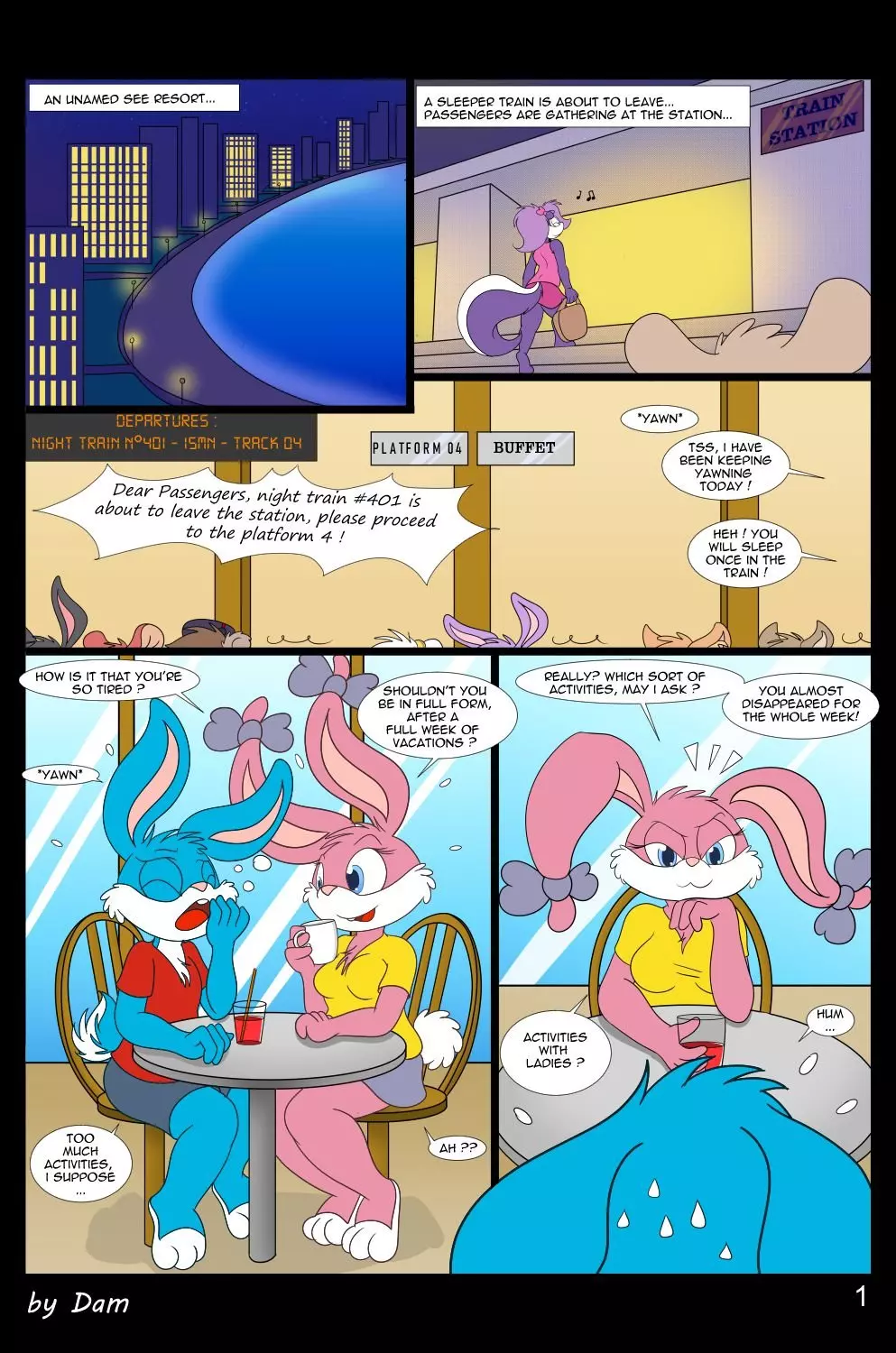 Toons On A Train (Tiny Toon Adventures) [Dam]