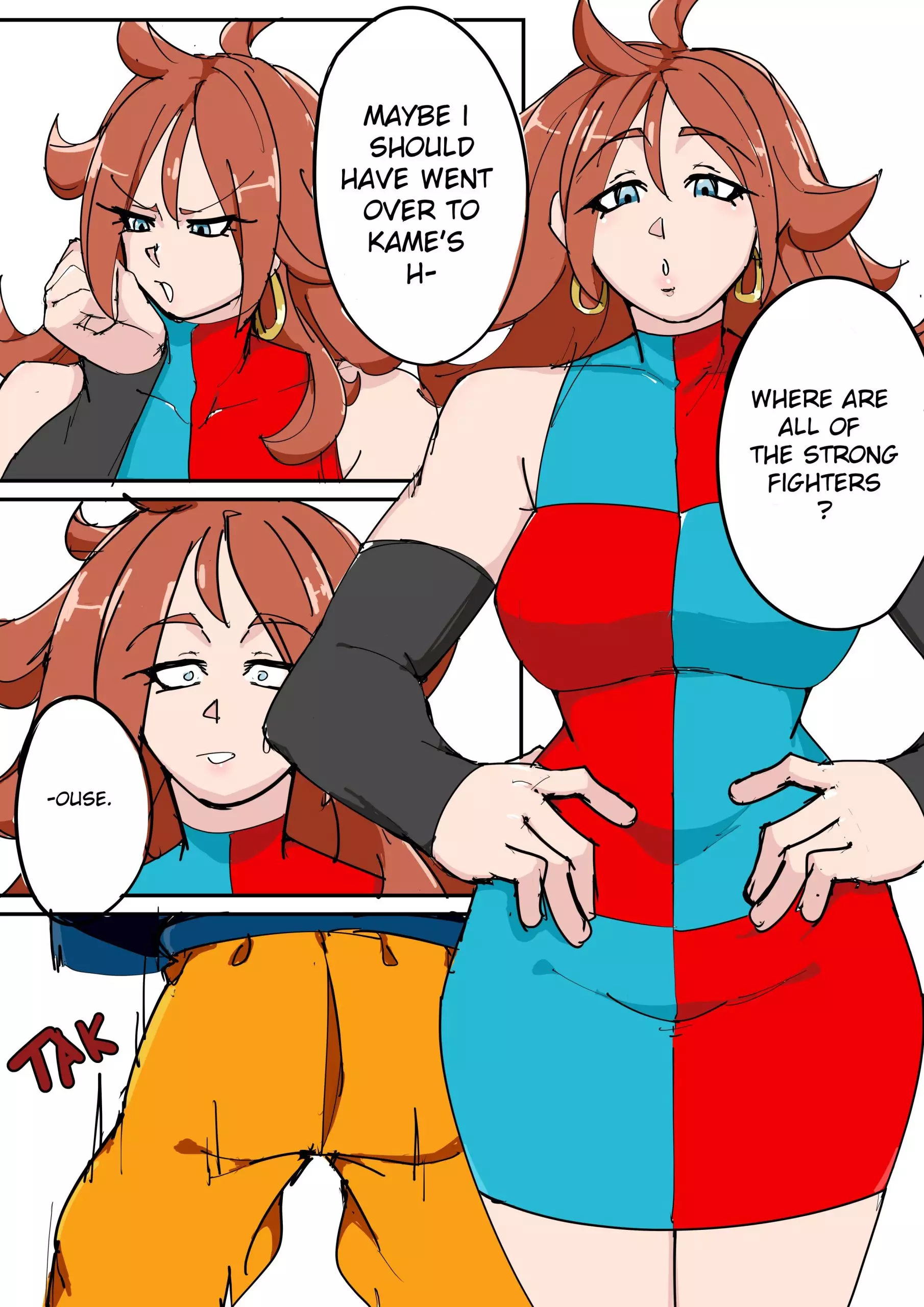 Android 21 gets her body stolen (Dragon Ball Z) [TSFSingularity]