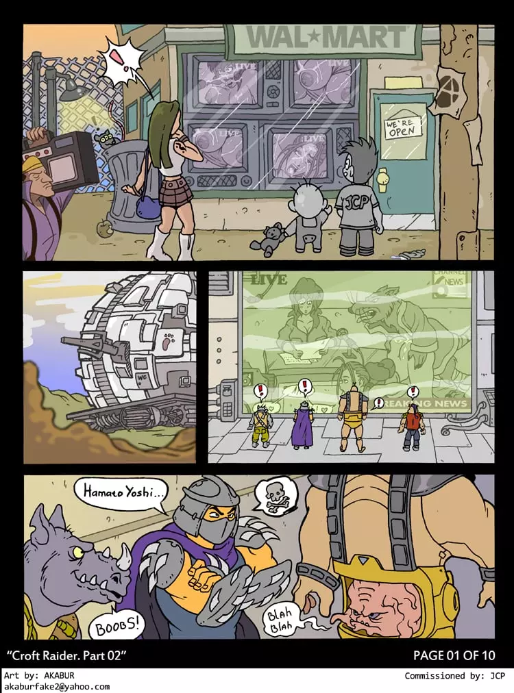 Croft Raider (Teenage Mutant Ninja Turtles, Tomb Raider) [Akabur] - Chapter 2