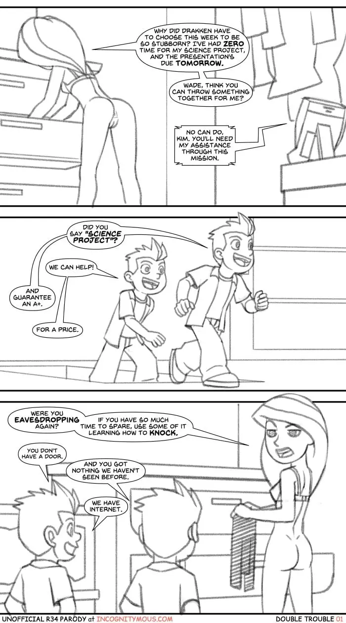 Double Trouble (Kim Possible) [Incognitymous] - Chapter 1 Ch. 1