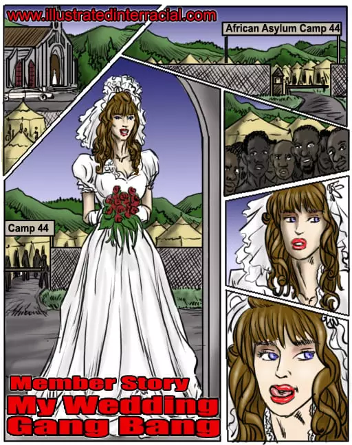 My Wedding Gangbang [IllustratedInterracial] cover