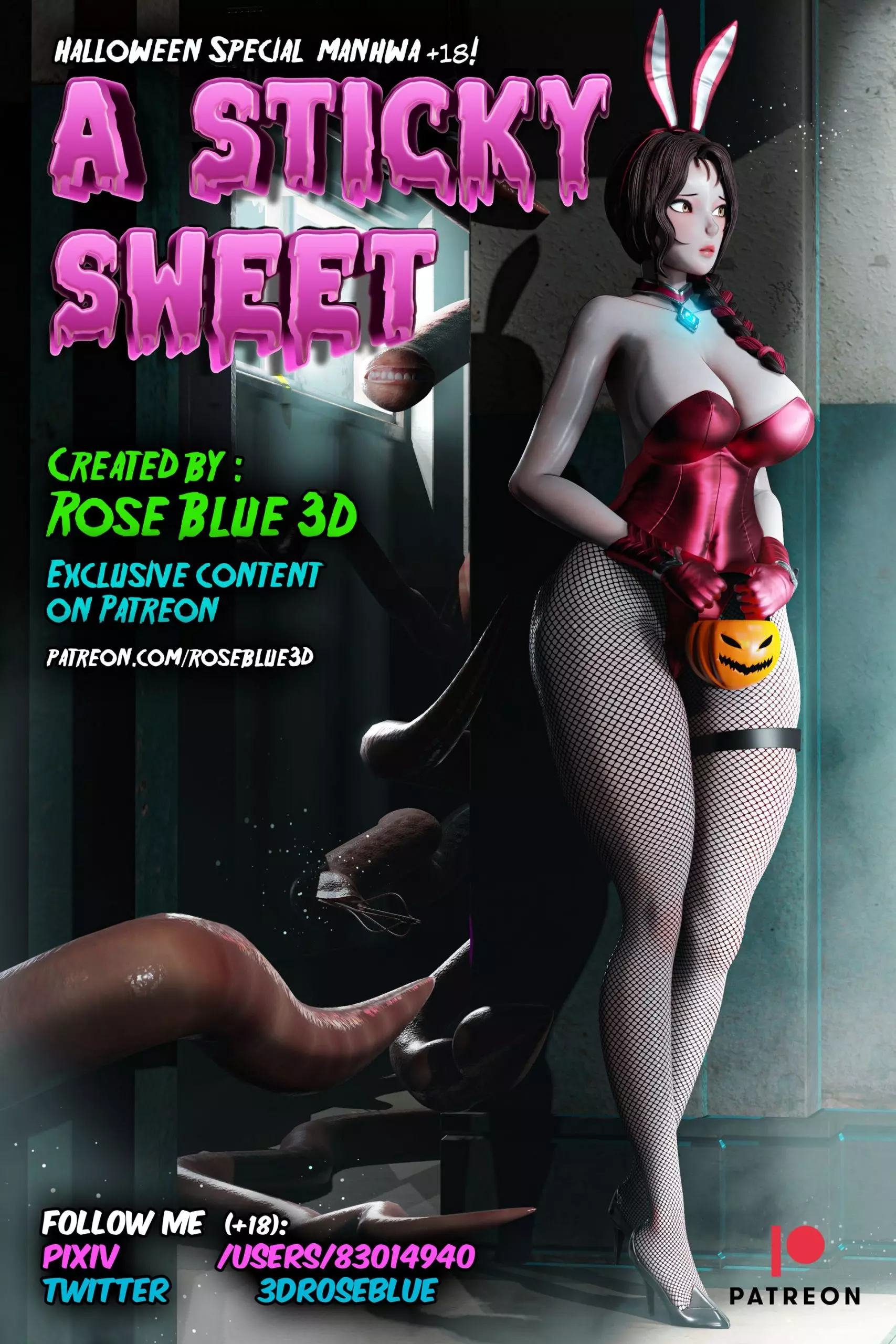 A Sticky Sweet [Rose Blue 3D] cover