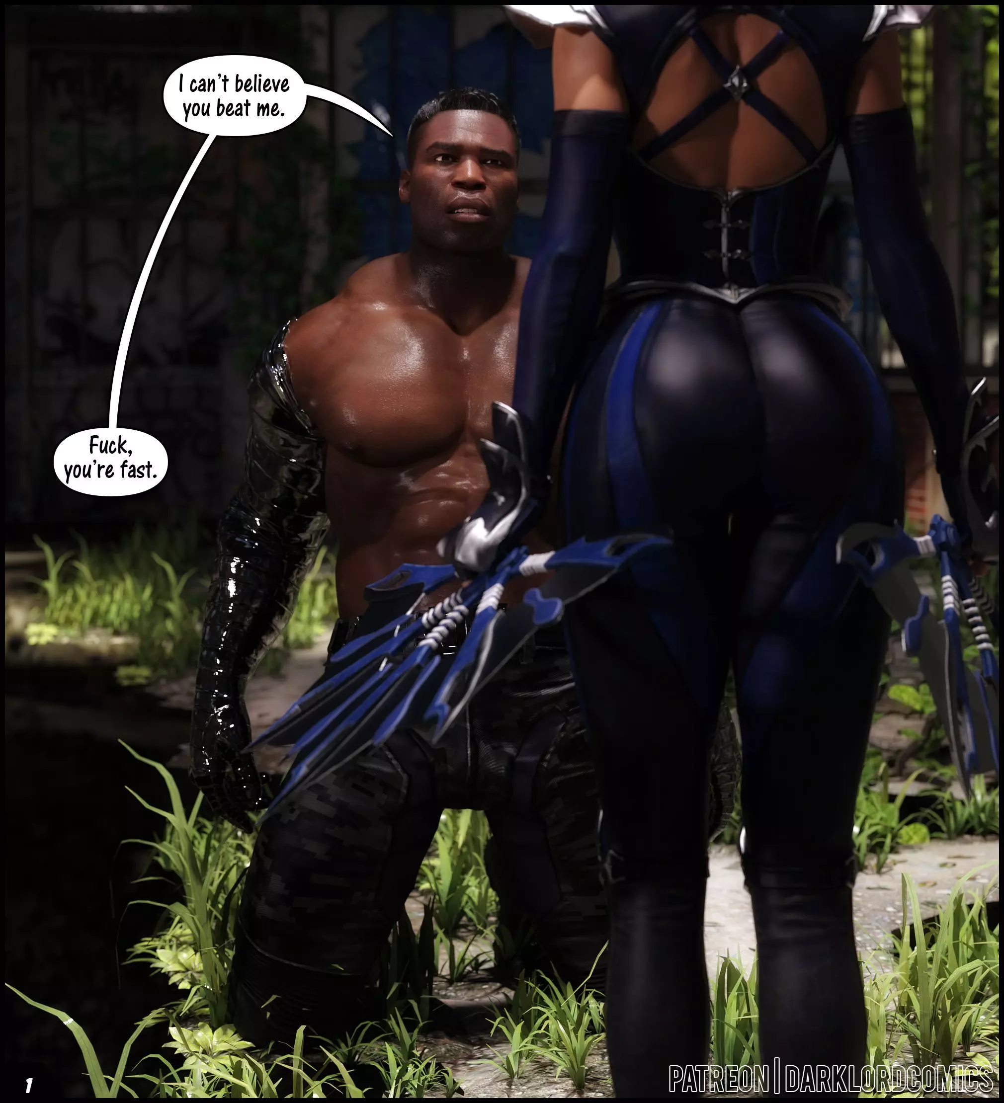 Kitana VS Jax (Mortal Kombat) [Darklord] cover