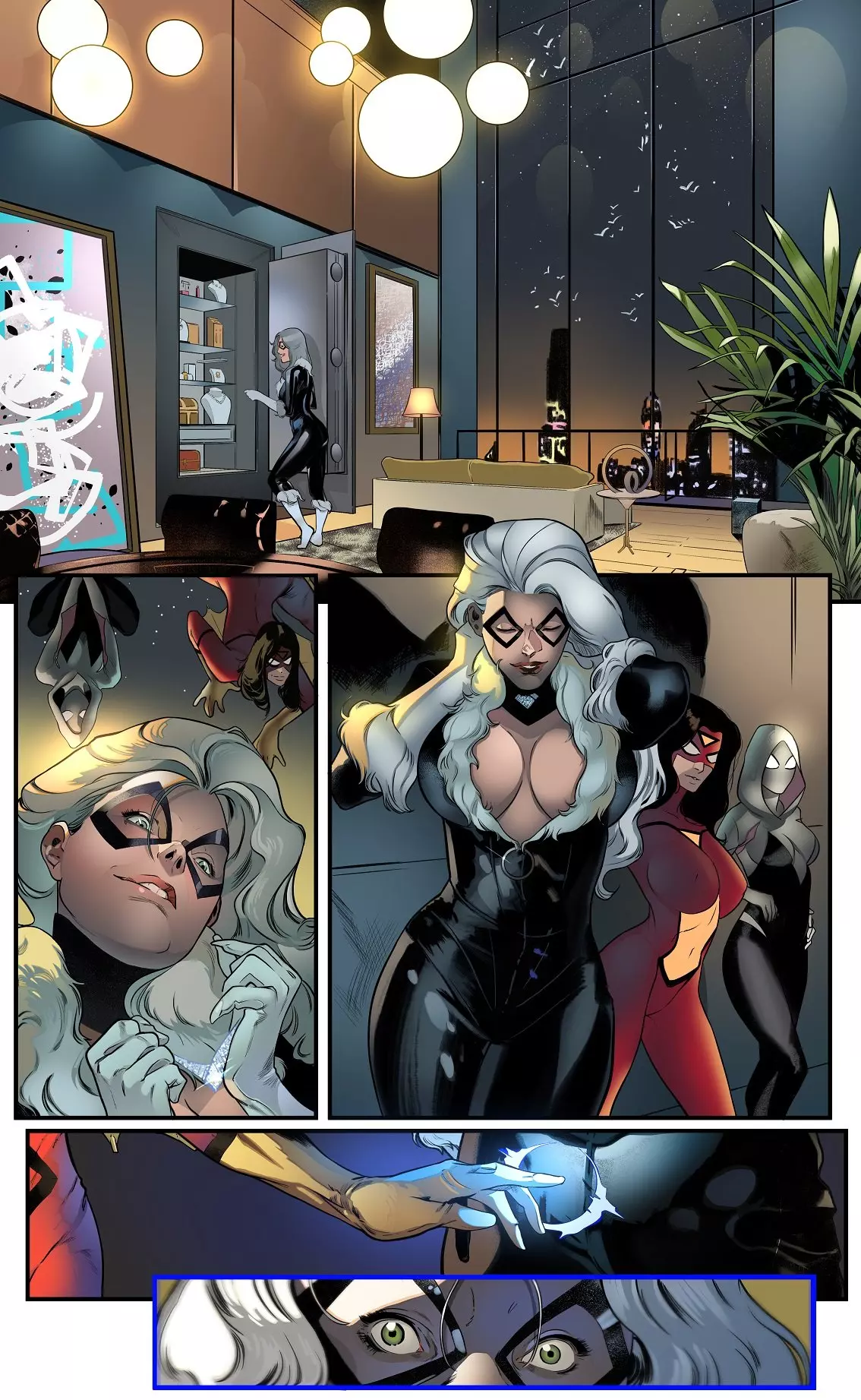 The Cat and the Spiders (Spider-Man) [XGeek]