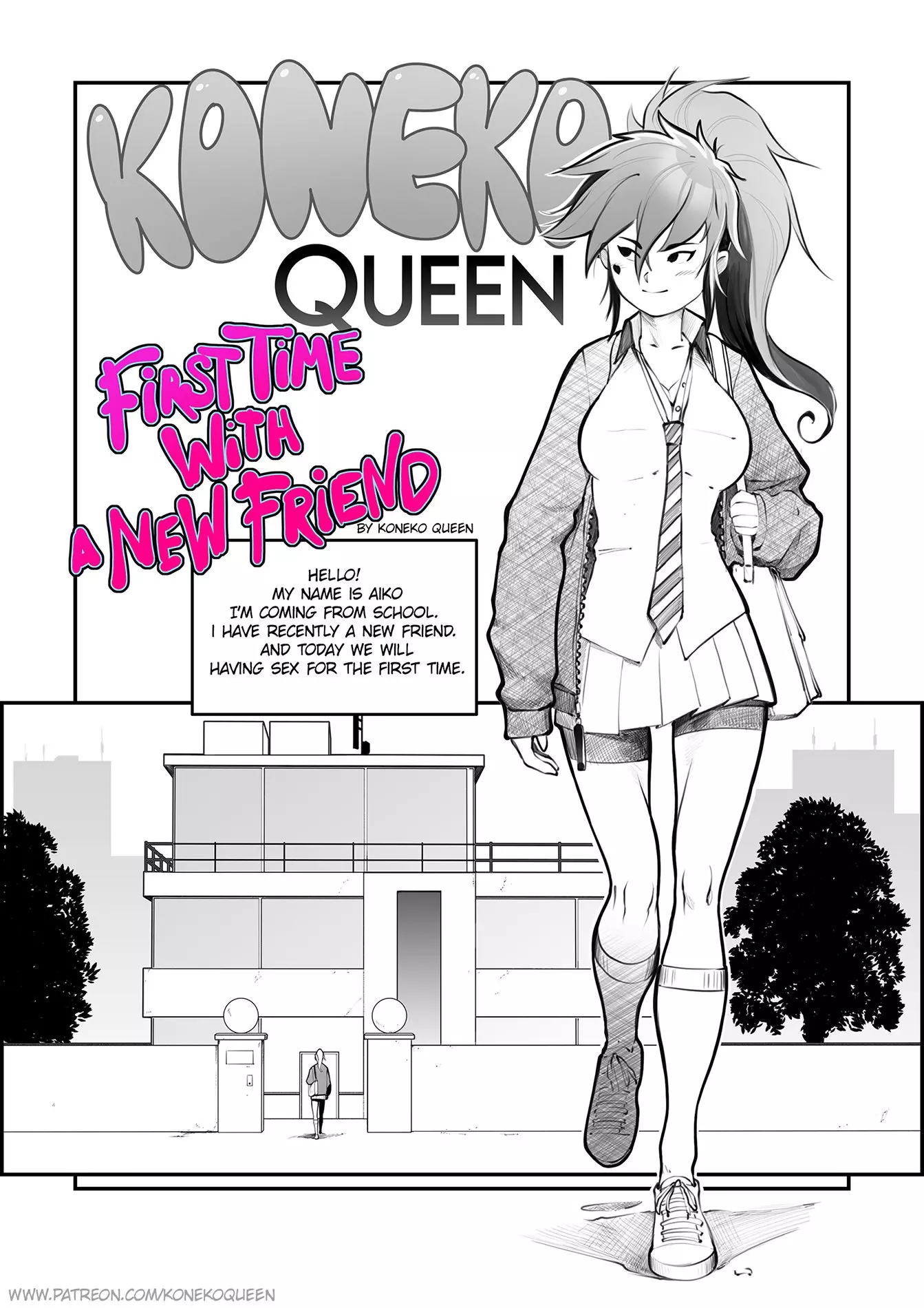 First Time With a New Friend [Koneko Queen] - The Quicker - Chapter 3 cover