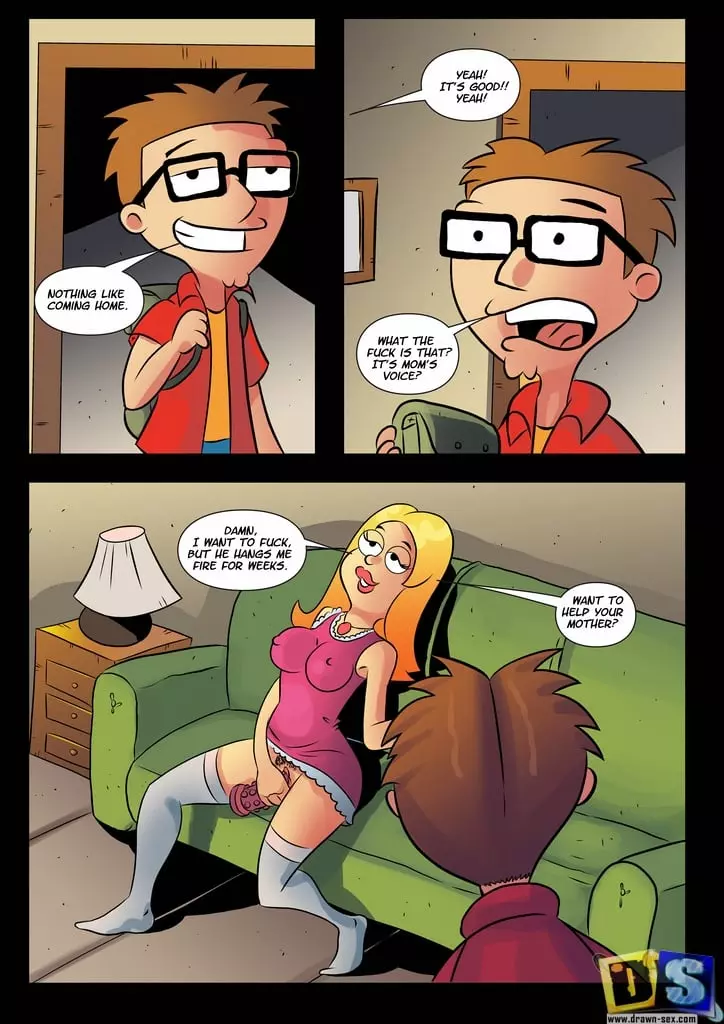 Steve and Francine (American Dad!) [Drawn-Sex]