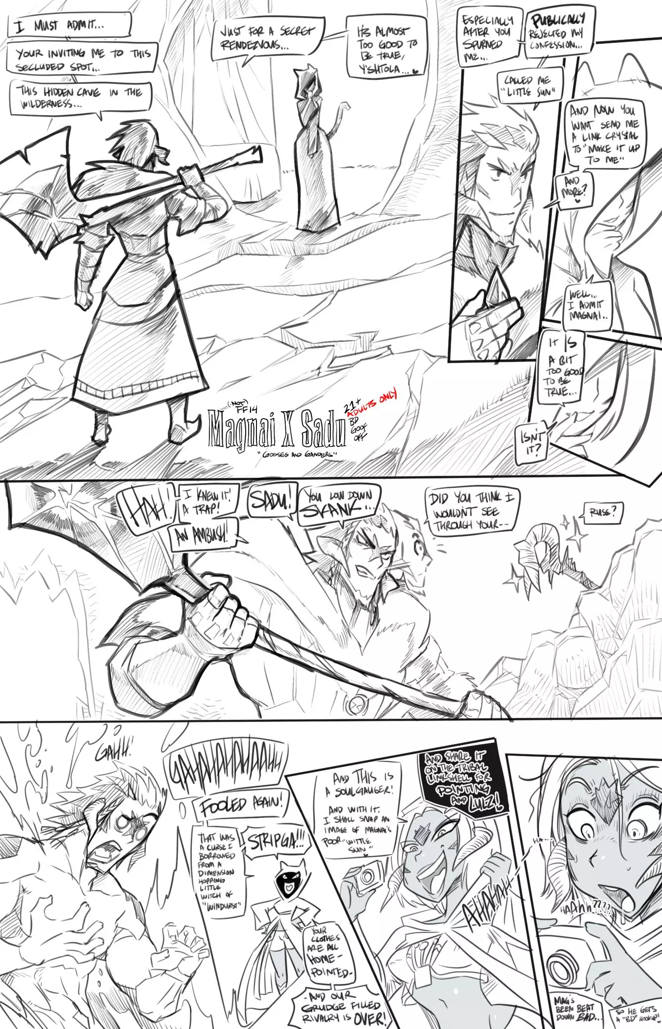 Gooses and ganders (Final Fantasy XIV) [Fred Perry]