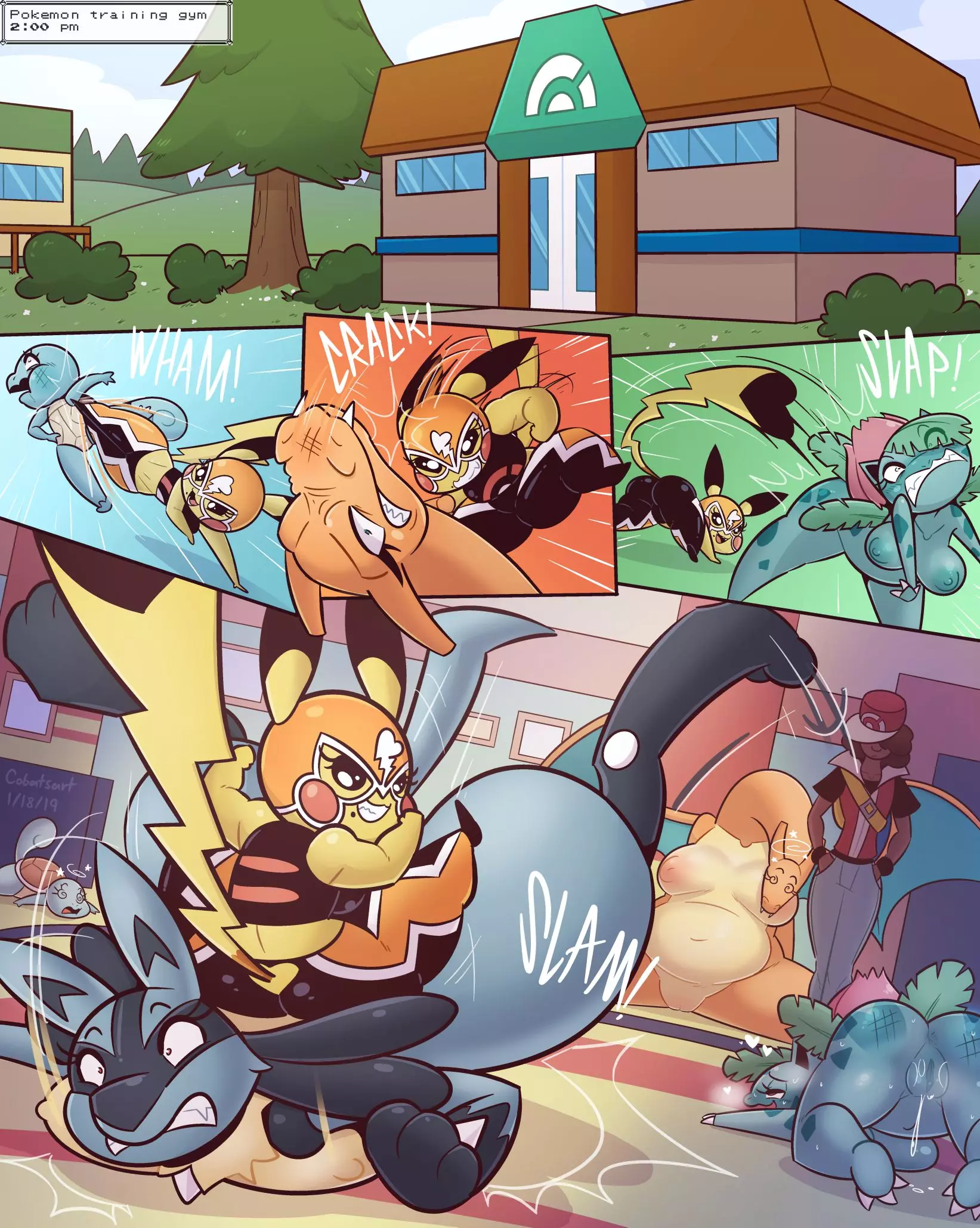 Chica’s Typical Training Day (Pokemon) [Cobatsart]