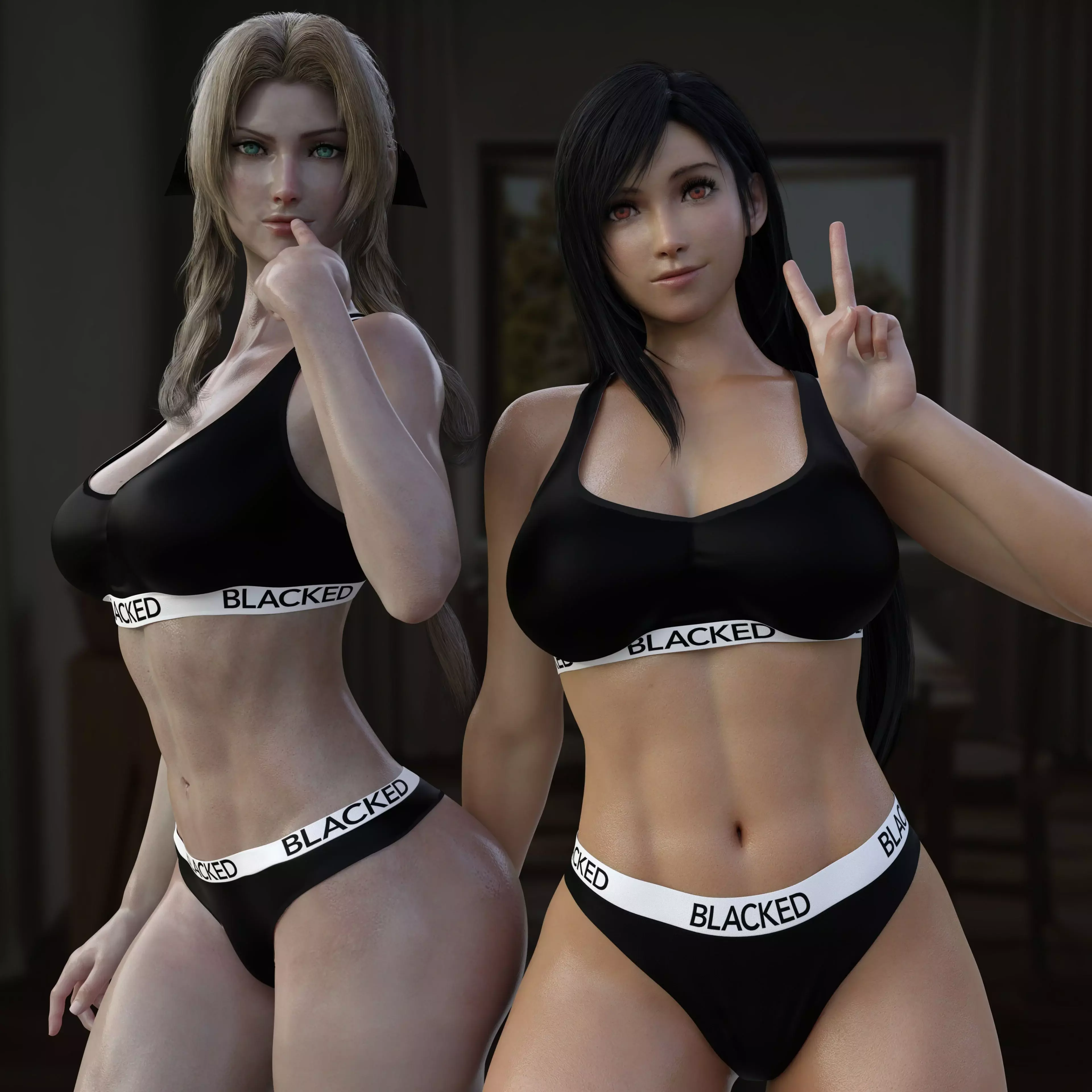 Blacked and Futa Sets (Various) [NordFantasy] - Tifa & Aerith Ch. 26.2